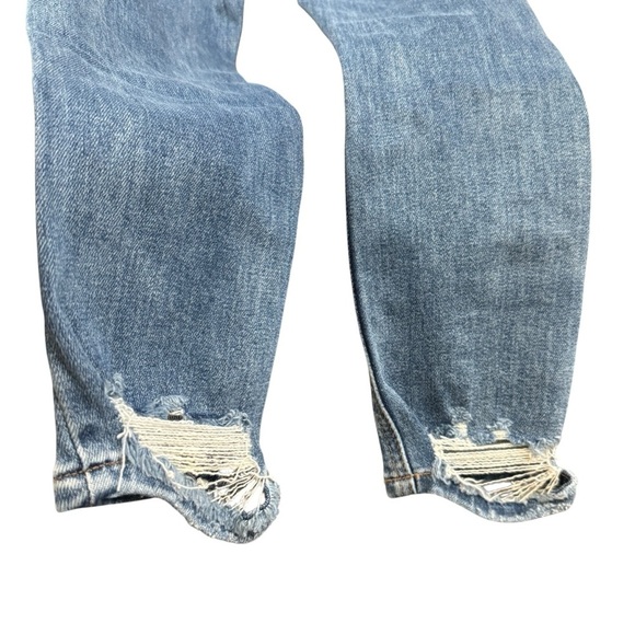 Altar’d State Distressed Jeans Size 24 NWT Cropped Raw Hem Ankle - Picture 3 of 9